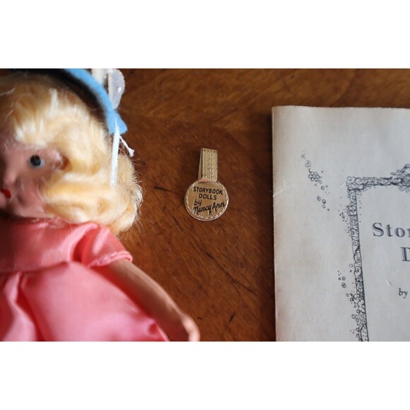 Nancy Ann Storybook Doll #127 Merry Little Maid Org Box Paper UNATTACHED Tag - Picture 4 of 12